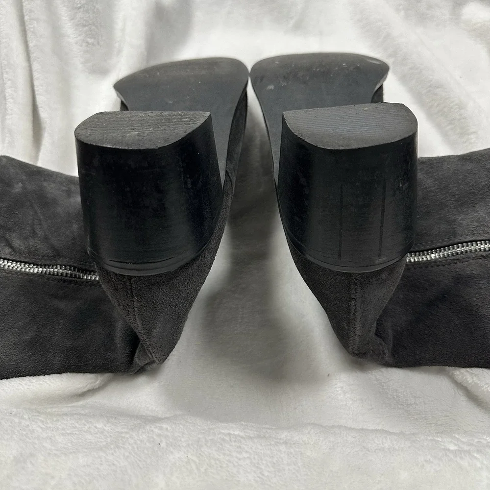Report Signature Boots Women's 8 Gray Suede Knee High